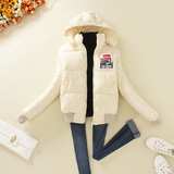 2015棉衣女中学生女装棉衣韩版冬装修身保暖加厚正品棉服棉袄外套