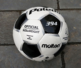 摩腾394 少年儿童小学生校园足球训练用球  质朴黑白古典美4号球
