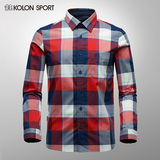 kolon sport2014夏男士休闲运动长袖衬衫LHXM41011