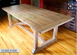 美式复古全实木办公桌大型会议桌设计大班桌创意主管洽谈桌班台