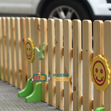 推荐高档欧式围栏护栏栏杆早教幼儿园儿童松木质木制区角隔离栅栏