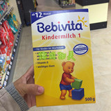 直邮dm德国代购Bebivita贝唯他1+ 2+段婴幼儿奶粉1岁以上 500g