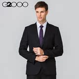 G2000 men新品男装黑色西服外套商务上班西装夏装标准型