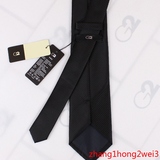 黑色正品G2000男士领带男正装真丝商务职业8cm纯色条纹韩版礼盒装