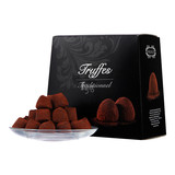 漫滋 松露形代可可脂巧克力 黑色传统型 1kg（250g*4袋）法国进口