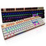 热卖包顺丰 keycool凯酷游戏机械键盘 青轴RGB彩虹背光电竞有线键