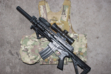 真人CS对战枪M4水弹枪连发电动仿真儿童玩具枪软弹枪可发射子弹