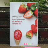 韩国新版 Innisfree悦诗风吟 草莓真萃面膜 抵抗自由基 补水净白