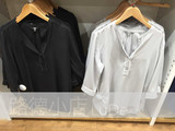 包邮女装 花式立领衬衫(七分袖) 146246 优衣库UNIQLO正品8折代购