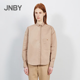 JNBY/江南布衣商场同款新款时尚休闲前短后长长袖衬衫5G710009