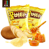 韩国进口膨化零食品 九日蜂蜜黄油薯片 芝士奶酪味薯片非油炸60g