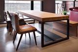 美式乡村LOFT工业风格家具 工作桌 会议桌复古铁艺实木餐桌办公桌