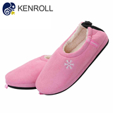 KENROLL冬季棉拖鞋家居家室内可爱情侣男女保暖毛托鞋加厚底特价