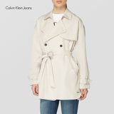 Calvin Klein Jeans/CK 2016春夏新款 女士休闲短款风衣4BSJC80
