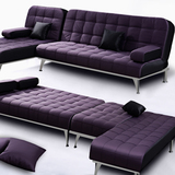 可折叠沙发床1.8米 实木多功能布艺双人小户型可拆洗沙发床组合