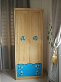 品牌实木柜子儿童衣橱2、3门全新西兰松木衣柜木质可定做顶柜特价