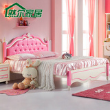 儿童床 女孩 公主床 实木床 儿童家具单人床 套房组合小孩床 小床