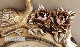 20英寸丽盛孔雀欧式挂钟客厅豪华创意时钟现代装饰挂表个性大钟表