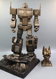G1变形金刚 擎天柱 Optimus Prime 36厘米 仿铜雕像摆件买一送一