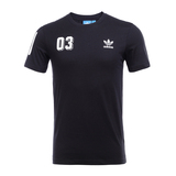 阿迪达斯三叶草Adidas 2016夏新款男子运动休闲圆领短袖T恤AZ1021