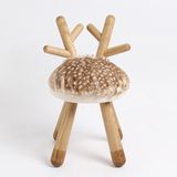 北欧实木儿童礼物凳板凳圆凳宝宝椅家用可爱小矮凳子创意动物凳