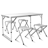 户外折叠桌子折叠桌椅摆摊桌便携式铝合金桌加强简易型烧烤餐桌子
