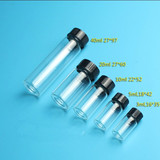 2m/3ml透明螺口玻璃瓶 试剂瓶 样品瓶 精油瓶 西林瓶 菌种瓶