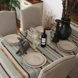 顾客至上 家用茶几台 椅套椅垫套装 盖布文艺 防烫麻桌布紫色桌布