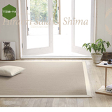 日本原装进口定制地毯条毯块毯混纺纯棉包边纯色F4星阻燃家庭办公