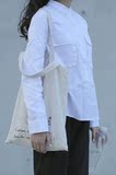秋冬新款白色衬衫女长袖修身雪纺职业装翻领韩版打底百搭衬衣