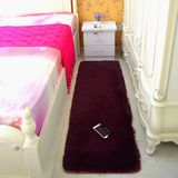现代家用卧室房间满铺拼接丝毛地毯客厅茶几长方形可定制飘窗毯