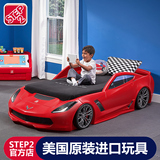 STEP2美国进口儿童创意个性汽车床男孩卡通跑车床婴儿床8600