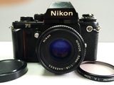 #尼康# Nikon F3旗舰单反+ AIS 50mm 1.8套机 金属机身 钛帘
