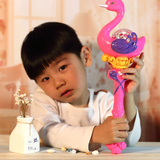 七彩音乐天鹅魔法投影棒 创意便宜广场夜市儿童小孩玩具批发地摊
