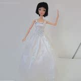 中国公主芭比娃娃可儿娃娃衣服12关节体新娘婚纱玩具女孩生日礼物