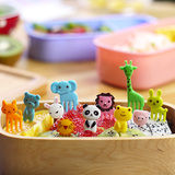 日本饭团水果签 动物庄园 可爱便当装饰签 儿童水果叉 多款可选
