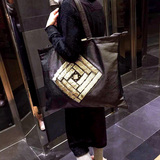 2015新款大包包 单肩包 串珠shopping bag 女式手提包流潮购物袋