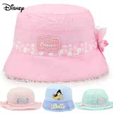 迪士尼宝宝帽子6-12个月婴儿帽子公主遮阳帽女童1-2岁4渔夫帽盆帽