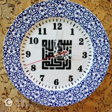 穆斯林用品店3伊斯兰教回族用品唐山陶瓷室内摆件简约磁盘钟表·