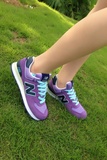 新款潮流N字鞋574稀有紫色透气女鞋休闲运动鞋时尚百搭学生跑步鞋