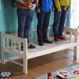 单人松木床类 多功能儿童床带护栏男孩女孩实木床儿童家具小孩床