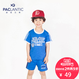 派克兰帝Paclantic童装 夏装新款男童帆船系列套装 短袖T恤/短裤