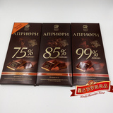 俄罗斯进口食品贵族骑士系列可可纯黑巧克力无糖代餐精品