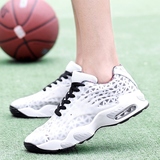耐克乔丹风格新品夏季男士篮球运动网鞋网面透气气垫鞋学生跑步鞋