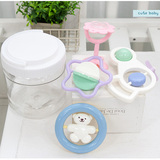 韩国Cute baby婴儿手摇铃玩具礼盒套装新生儿宝宝玩具牙咬胶组合