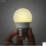一灯LED的节能省电室内3W灯泡E27螺口玻璃罩球泡吊灯吸顶灯台灯用