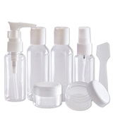 本草訫语 旅行化妆品分装瓶套装8件套喷雾瓶乳液瓶面膜泡瓶
