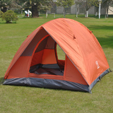 正品盛源户外3-4人双层双门帐篷 野营双人帐篷 野外露营帐篷特价