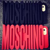 moschino立体字母 iphone6手机套苹果5s硅胶套4s外壳i6plus保护套