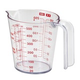 日本正品ASVEL耐热树脂量杯 烘焙调料计量杯塑料刻度杯 500ml